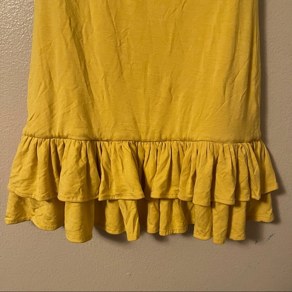 NWT LOVERS + FRIENDS Tiger Lily Mini Dress Yellow - Picture 5 of 7